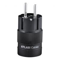Atlas Schuko Plug Rhodium Plated