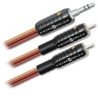 Wire World (ECN1.0M) Nano-Eclipse Mini Jack to 2 RCA 1.0m