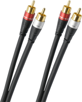 Oehlbach Audio RCA, black, 3.0 m
